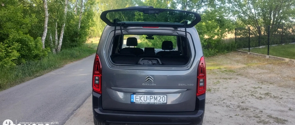 Citroen Berlingo cena 69900 przebieg: 69000, rok produkcji 2018 z Gostynin małe 631